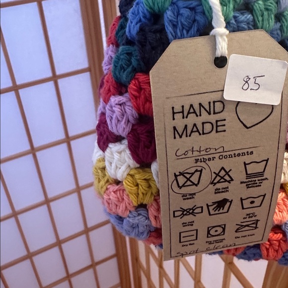 Multicolor Crochet Crossbody Bag - Picture 5 of 8